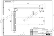 Шурующая планка ТШПМ-2.5 чертеж